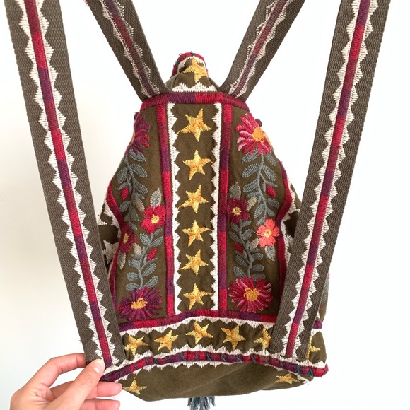 Johnny Was • Embroidered boho backpack - Picture 6 of 8